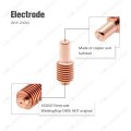 Plasma Cutting Electrode 192047 Gouge Tip 192204 For Miller Ice-50c Torch Consumables Kit 15pcs