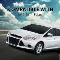 G-plus 3pcs Honeycomb Mesh Front Bumper Lower Grills Compatible With Ford Focus S Se 2012 2013 2014 Grille W Triangle Grill