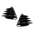 Fog Light Cover Pair For Toyota Corolla 2017 2018 2019 Se Xse 50th Special Edition Front Plastic Textured Black To1038203 