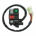 M Mati Left Handlebar Start Stop Headlight Override Switch For Kawasaki Brute Force 650 750 Prairie 700 Kvf650 Kvf700 Kvf750