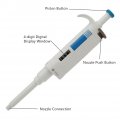 Micropipette Single Channel P1000 Pipettes Pipettor 4 Digit Digital Display Manual Volume Laboratory Micro Pipette 100-1000i L