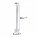 Uxcell M2 5x25mm Machine Screws Pan Phillips Cross Head Screw 304 Stainless Steel Fasteners Bolts 30pcs