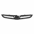Ho1200179 Factory Style Front Bumper Grill Grille Insert Compatible With Honda Accord Japan Usa Mexico 4-door 2006-2007 Silver