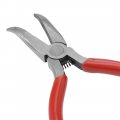 Uxcella Bent Long Nose Pliers 5-inch Forged From High Carbon Steel Nickel Plating