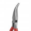 Uxcella Bent Long Nose Pliers 5-inch Forged From High Carbon Steel Nickel Plating
