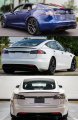 Oe Plaid Style Real Carbon Fiber Trunk Spoiler Wing Compatible For 2021-2023 Tesla Model S All Models
