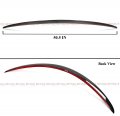 Oe Plaid Style Real Carbon Fiber Trunk Spoiler Wing Compatible For 2021-2023 Tesla Model S All Models