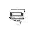 Passl A 25-5-8x59-3-8 Door Gasket Size 22 4 X 62 3 Anthony Seal For Cooler Or Freezer A Compatible With Refrigeration