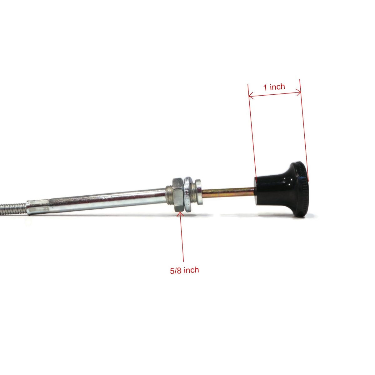 The Rop Shop Pack Of 3 Universal Choke Push-pull Control Cable For Rotary 237 Mower Tractor