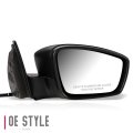 Auto Dynasty Vw1321159 Factory Style Passenger Right Side Mirror Manual Folding Power Adjust Heated Glass Compatible With Vw