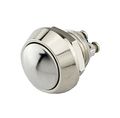 Round Momentary Metal Push Button Switch 12mm Dc 36v 2a With Screw Terminals Silver Panel Mount Normally Open Home0061