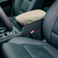 Uxcell Car Armrest Box Cover Protector Neoprene Fabric For Mazda Cx30 2020-2023 Brown