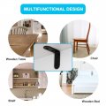 Uxcell 4pcs Angle Bracket Stainless Steel 50 X 50mm Black Corner Fastener L Shaped Right Brackets Protector Shelf Support For
