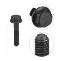 Uxcell Metric M6x30mm Hex Flange Bolts 20pcs 10 9 Grade Carbon Steel Hexagon Head Screws