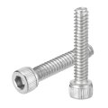 10 32 X 1 In Hex Socket Head Cap Screws Stainless Steel 304 Silver 50 Pcs 