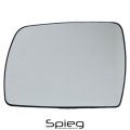 Spieg Driver Side Mirror Glass Replacement For 2004-2009 Bmw X3 E83 Heated With Backing Plate Left