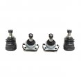 4 Pc Suspension Kit Lower Upper Ball Joints Driver Passenger Side 