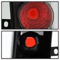 Acanii For Black 2003-2015 Chevy Express Gmc Savana Van Tail Light Brake Lamps Replacement Driver Passenger Side