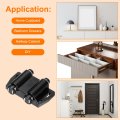4pack Magnetic Touch Latches Push To Open Magnet Pressure Release For Cupboards Door Black