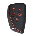 Silicone Rubber Key Fob Case Cover Protector For Chevrolet Silverado 1500 2500 Equinox Rs And Gmc Sierra Buick Envision 2021