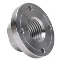 3in Lathe Headstock Spindle Adapter 45 Steel Material For M33 Thread With Easy Installation And Strong Compatibility