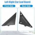 X Autohaux Car Left Door Side Mirror Flag Triangle Covers Moldings Trims 1sj85kx7aa For Fiat 500 2012 2013 2014 2015 2016 2017