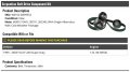 Serpentine Belt Drive Kit Compatible With 1999-2003 Ford F-250 Super Duty 7 3l V8 Diesel With Single Alternator Cold Weather