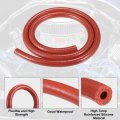 Uxcell Silicone Vacuum Tubing Hose Line Automotive Engine Air Intake Pipe Red Id 6mm 3 28ft Length