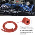 Uxcell Silicone Vacuum Tubing Hose Line Automotive Engine Air Intake Pipe Red Id 6mm 3 28ft Length