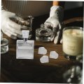 Minkissy 10pcs Snap Mold Bottle Nozzle Perfume Cap Bayonet Cover Glass Time-saving Tools White Consumables Plastic