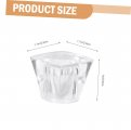Minkissy 10pcs Snap Mold Bottle Nozzle Perfume Cap Bayonet Cover Glass Time-saving Tools White Consumables Plastic