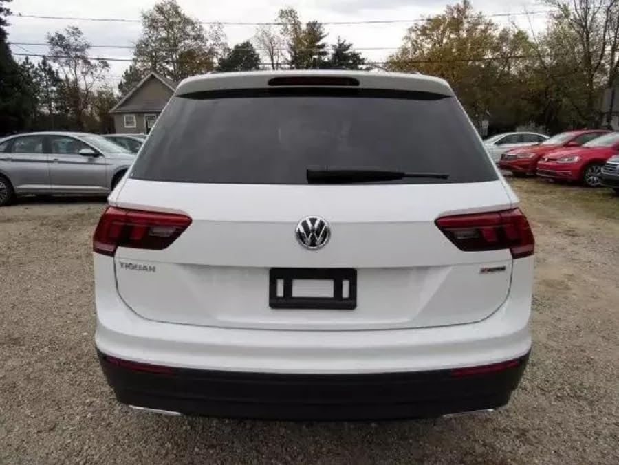 Rear License Plate Tag Mount Bracket For Vw Volkswagen Tiguan 2018a 2024 A Holder Set With Bolts Relocator Adapter Tailgate