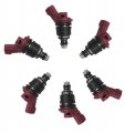 Set 6 740cc Fuel Injectors 16600-rr544 For Nissan Skyline Rb25de E85 Turbo