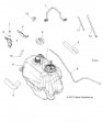 Polaris Atv Fuel Line Assembly Hard Genuine Oem Part Qty 1