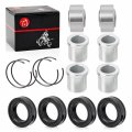 2 Set Front Lower Or Upper A-arm Bushings For Honda Trx250x Trx300ex Xtrx400ex Trx400x Trx450r Trx450e