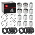 2 Set Front Lower Or Upper A-arm Bushings For Honda Trx250x Trx300ex Xtrx400ex Trx400x Trx450r Trx450e