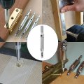 Hifrom Door Drill Bit Set With Automatic Center Punch Doors Self Centering Hinge Tapper Core Hole Puncher Woodworking Tools 5