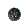 Hopkins 47545 Endurance Flex-coil 7 Rv To 6 Pole Round Adapter