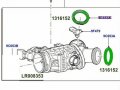 Genuine Rear Throttle Body Seal Compatible With Land Rover Range 13-21 Sport 05-09 14-22 Lr3 Lr4 Discovery 17 Velar