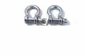 2 Pack 5 8 Bow Shackle Clevis Screw Pins Anchor Rope Cable Chain Rigging 