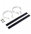 Minho 2 Piece Universal Motorcycle Exhaust Bracket Clip Hardware Clamp Hanger