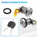 X Autohaux 1 Set Front Left Right Side Door Lock Cylinder Cable With 2 Keys For Nissan Pickup D21 1984-1998 1986-1994