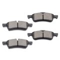 Rear D1060 Ceramic 4pcs W Hardware Disc Brake Pad Set 