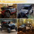 Sautvs Tpe Floor Mats For Polaris Rzr Xp 4 1000 20 Front And Rear Row Liners All Weather Protection Slush 4 2024 Accessories