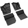 Sautvs Tpe Floor Mats For Polaris Rzr Xp 4 1000 20 Front And Rear Row Liners All Weather Protection Slush 4 2024 Accessories