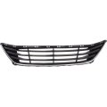 Front Bumper Grille For Hyundai Elantra 2014 2015 2016 Lower Plastic With Chrome Insert Textured Black Shell Sedan Hy1036120 