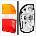 Acanii For 2001-2004 Toyota Tacoma Pickup Rear Replacement Tail Light Driver Side Only