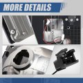 Auto Dynasty 8pcs F-led Drl Composite Headlights Assembly And Bumper Lamps Compatible With Chevy Blazer C K Tahoe 1994-2002