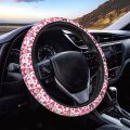 Foruidea Gnome Rose Love Hearts Valentines Car Steering Wheel Cover Neoprene Automotive Anti Slip And Sweat Absorption Auto