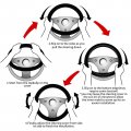 Foruidea Gnome Rose Love Hearts Valentines Car Steering Wheel Cover Neoprene Automotive Anti Slip And Sweat Absorption Auto